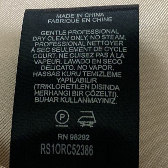 Tibi Black Tan Checkered A-Line Skirt Cotton Silk Blend Size 2 - Picture 9 of 9